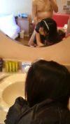 手機個人撮影：「快點！！」性變態的女僕娘在鏡子面前被操
